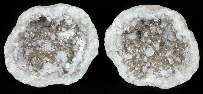Keokuk Geode with Calcite Crystals - Missouri #62259
